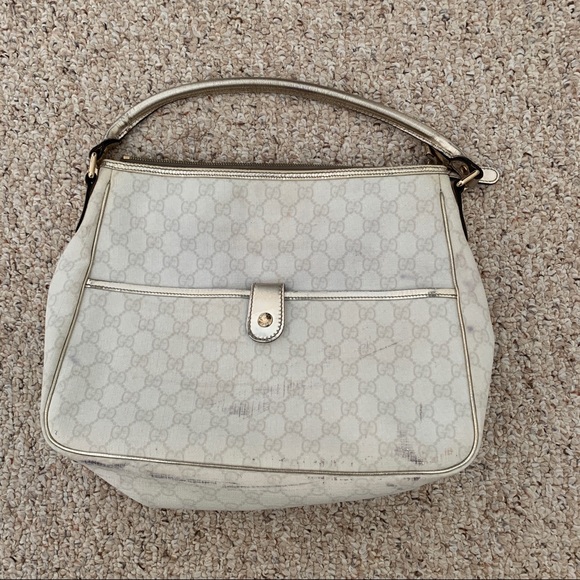Gucci Signature White Handbag - Picture 1 of 9